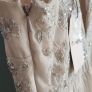 Miss Selfridge nude pleated full length occasion dress Sz 12 UK - Bnwt Rrp 135 Image 10