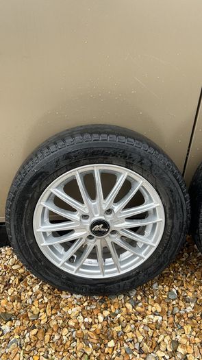 Set of 4 M Spirits 14" Alloy Wheels with Yokohama Tyres - Great Condition