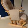 Babylo Milan Glider Chair & Matching Gliding Footstool, Excellent Condition Image 6