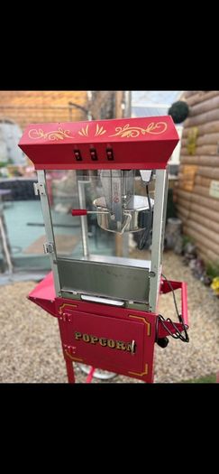 Popcorn candy floss slush puppy Hotdog nachos machines