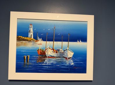 framed canvas paintings 19"x15"