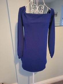 bnwt v by very blue dress