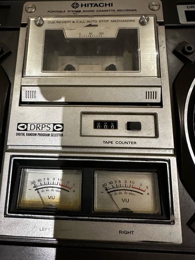 Vintage Philips Boombox D8323 Radio Cassette Recorder, working good.
