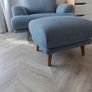 EZ Living Armchair & Footstool Image 5