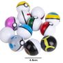 12Pcs Pokemon Figure Pokeball Toys Pikachu Charmander Anime Figure Kawaii Doll Poke Ball Collect Accessories Kids Birthday Gifts Image 3