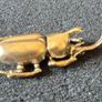 3 brass Insects, solid brass. Image 3