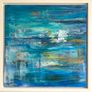 Large Framed Original Seascape by Artist Irish Art Original Art Abstract Art Image 2