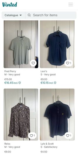Men's Wardrobe sale on Vinted