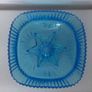 Vintage Blue Glass Bowl Image 4