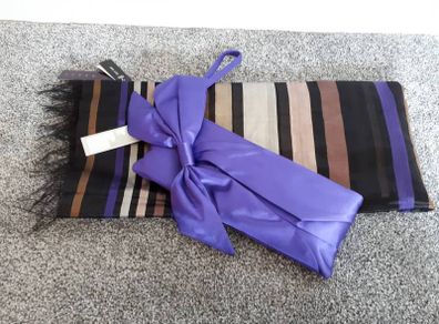 Evening bag and matching scarf/ wrap