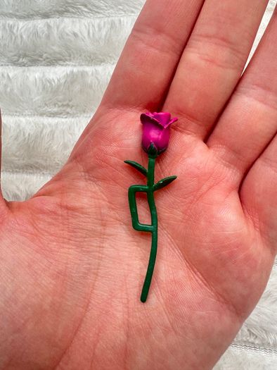 Vintage Rose flower approx. 5.5 cm. Barbie Ken Replacement Used Please see phtos
