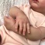 Reborn Dolls Newborn Baby Reborn Dolls Reborn Girls 19 inch Lifelike Soft Silicone Realisitc Handmade Vinyl soft Lifelike Cute Newborn Reborn Doll Toys, Yellow Image 4
