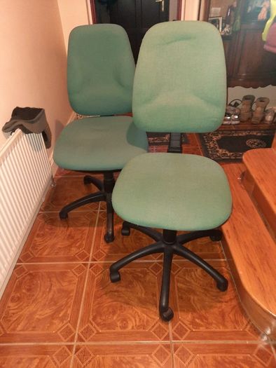pair of office chairs