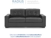 Monaco Three Seater Sofa - Black