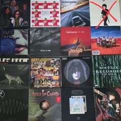 Vinyl Job lot - Alice in Chains, The Cure, SP, MSP, Muse, Kiss, Judas Priest