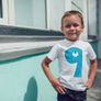 Birthday Numbers Years Girls Boys T-shirt Tee Top Shirt Birthday T-shirt For Kids Image 9