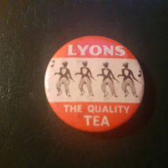 old  lyons tea  pin