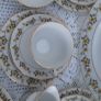 Vintage 21pce Fine Porcelain Teaset Yellow Floral & Gold Trim. 1970s- 1980s Image 8