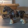VINTAGE Wagon & Horse Image 3