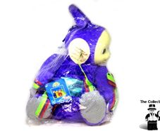 Very Rare VintageTeletubbies Tinky Winky Purple Big Hug Backpack Plush Bag 1996 New Still in Factory Packaging Golden Bear Vintage 90s