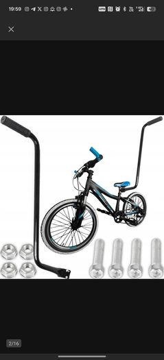 Parent Push Bar For Bike
