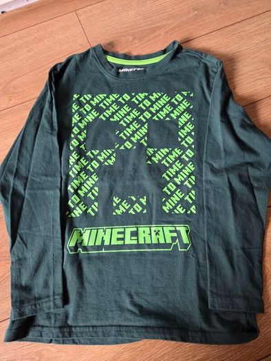 long sleeve 2 Minecraft tshirts, new, 7-8 years ild