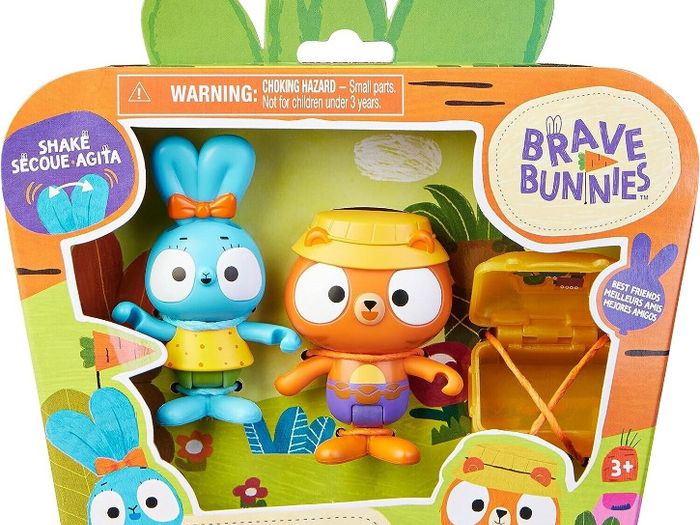 BRAND NEW Brave Bunnies Treasure Action Figure Pack