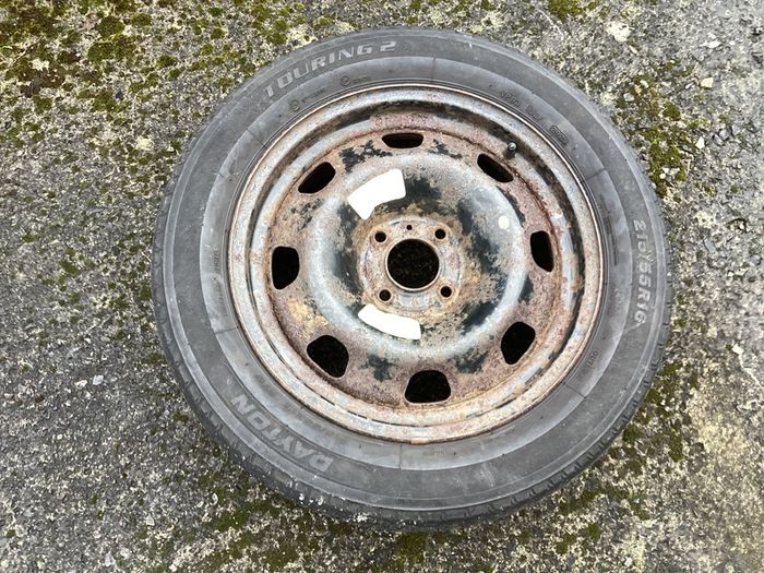 Spare Tyre and wheels (215 / 55 / 16) for Citroen Berlingo, Peugeot Partner, 1.6HDi Diesel Engine, with 5 speed gearbox (Suits 2010 - 2018 Models.)