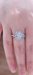 Adara 9ct White Gold 0.50ct Marquise Diamond Ring