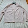 Cos pink cotton cardigan Size large ptp 24" button up in excellent condition Image 10