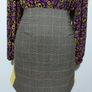 Glamorous Brown Check Skirt, New With Tags Image 5