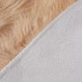 Faux Fur Sheepskin Rug, Beige, 2x6 ft | Super Soft Fluffy, High-Density Cushion, Bedroom Floor Sofa Living Room Runner, Plush Carpet, Sofa Cover Bedside Image 7