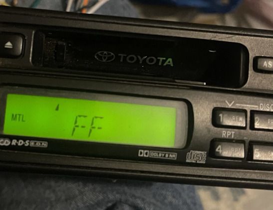 Toyota TF4300 Single DIN Vintage Radio Cassette Player