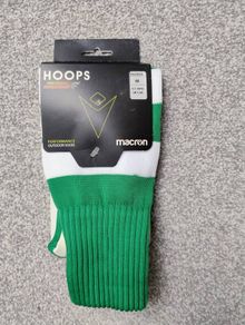 BNWT Hoops Green Football Socks