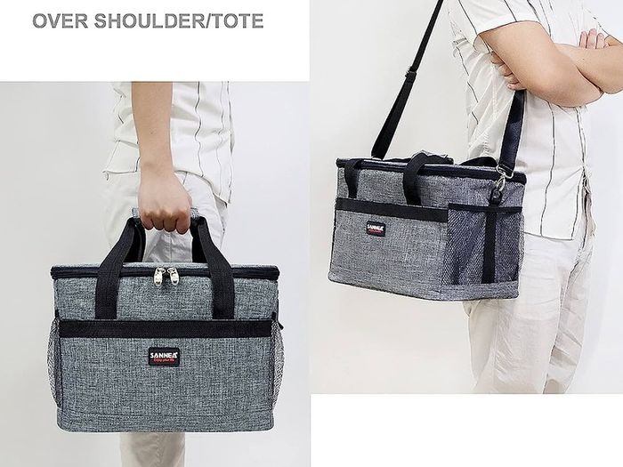 Cool Bag, Large Capacity Lunch Bag, Insulated Box Soft Cooler Bags, Easy to Carry Outdoor BBQ/Picnic/Camping/Family Activitives (FREE SHIPPING)