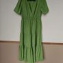 Gallery apple green tiered maxi dress size UK 12 Image 2