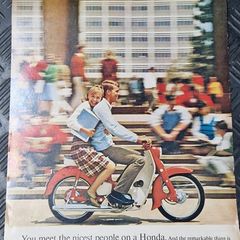 Vintage Honda Poster 1965
