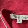Cherry Red Linen Dress Image 5