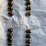 Four Black Steel Wheel Rims and Sixteen bolts Image 4