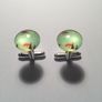 Christmas glass cufflinks Image 2