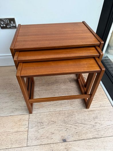 Mid Century Danish Teak Table Nest