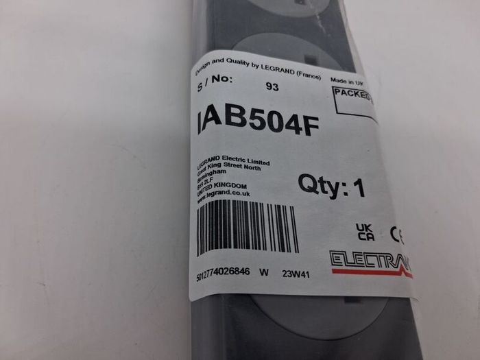 Postage - 2 x Electrak IAB504F 4 Gang Socket Module