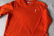 U.S. Polo Assn Orange Long Sleeve Top XS