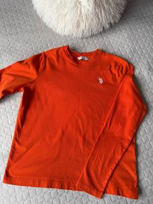 U.S. Polo Assn Orange Long Sleeve Top XS
