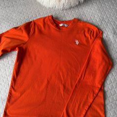 U.S. Polo Assn Orange Long Sleeve Top XS