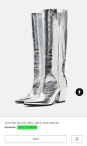 Zara Leather Boots