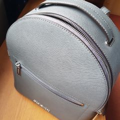BNWT - Michael Kors Jessa MD Convertible Backpack Grey Leather