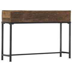 Console Table 120x30x80 cm Solid Reclaimed Wood