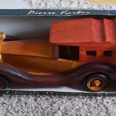 Vintage wooden classic car