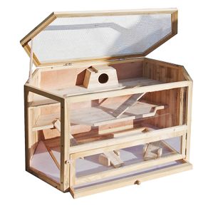 Wodden Hamster Cage Mouse Rodent Rat ... Free Delivery